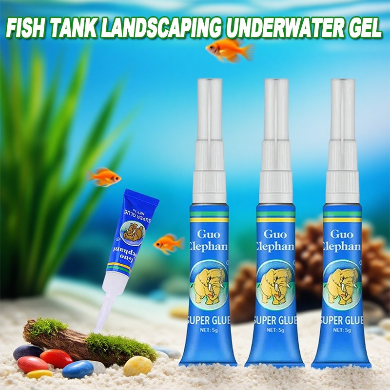 Aquarium Plant Glue Gel - 3/5/10pcs Fish Tank Landscaping Moss Glue