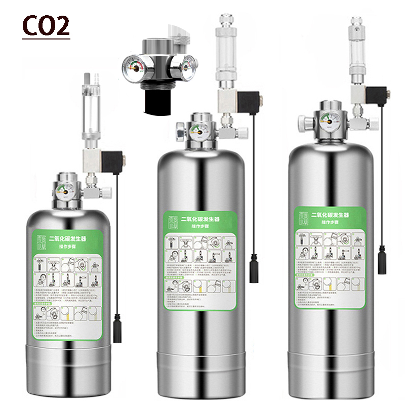 Planted Aquarium Co2 System - Aquarium CO2 Generator system Kit Stainless