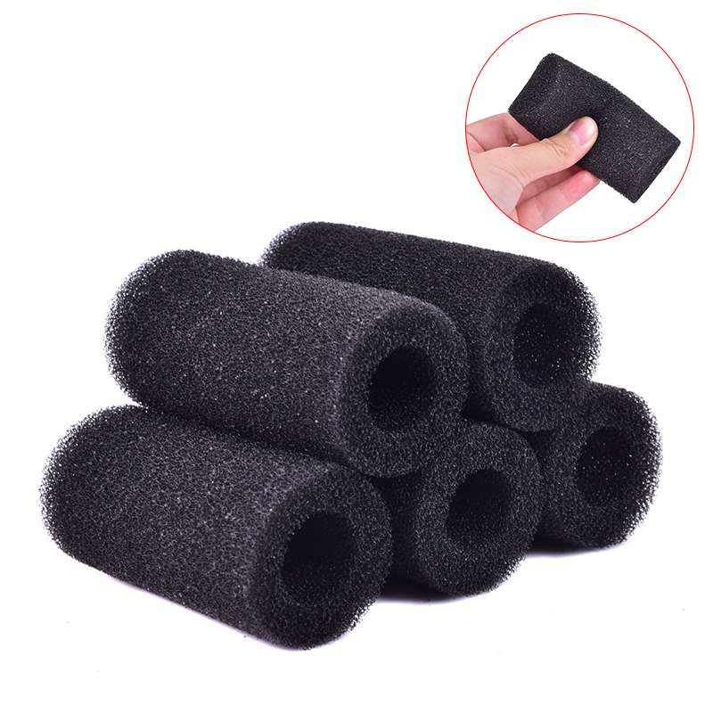 Aquarium Planted Filter - 5Pcs Filter Sponge L Size Black