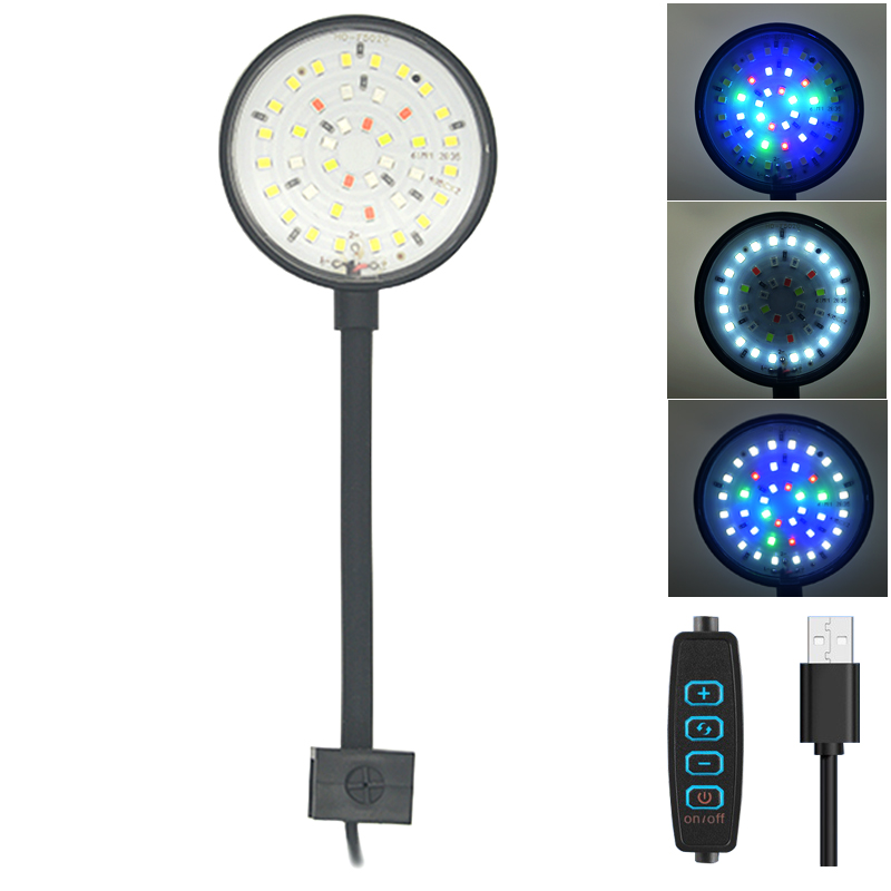 USB Aquarium LED Lamp Fish Tan - Aquarium Plant Ornament 评论和价格