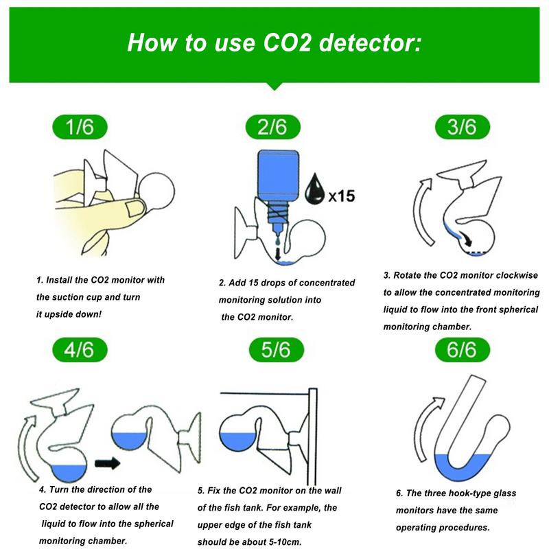 Aquarium CO2 Indicator Solutio - Planted Aquarium Ph 评论和价格