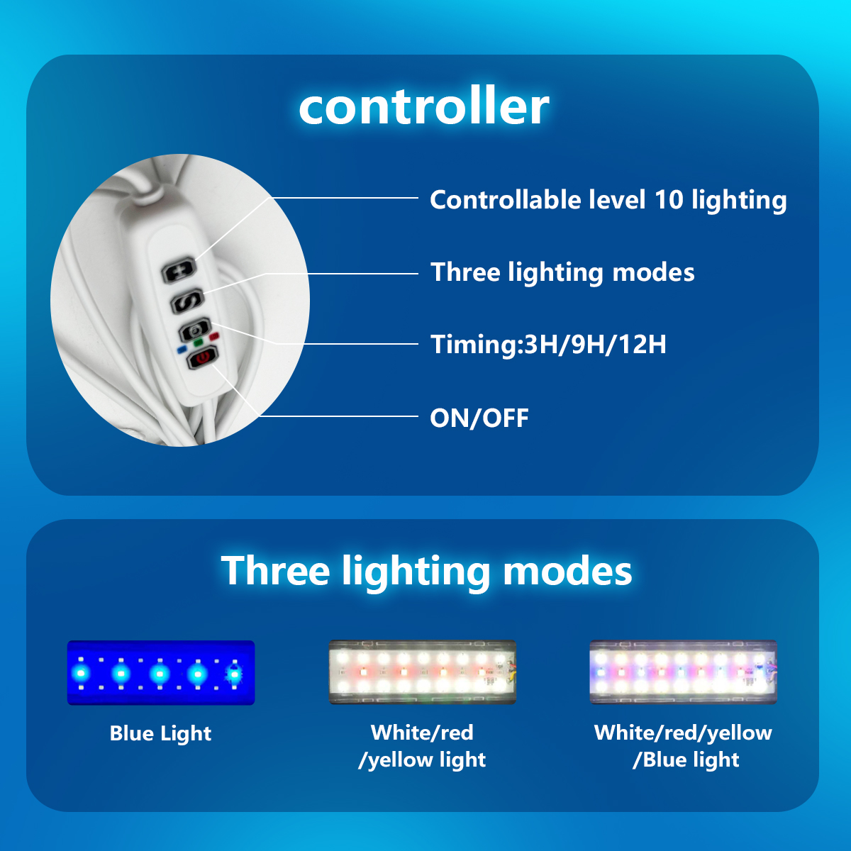 Super Slim LED Aquarium Light  - Aquarium Plant Growing 评论和价格