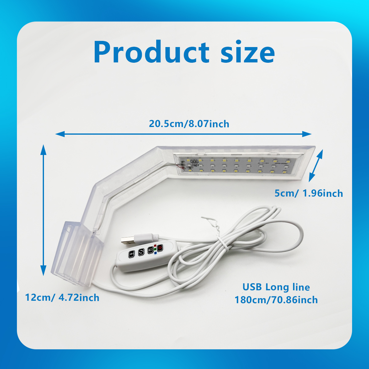 Super Slim LED Aquarium Light  - Aquarium Plant Growing 评论和价格