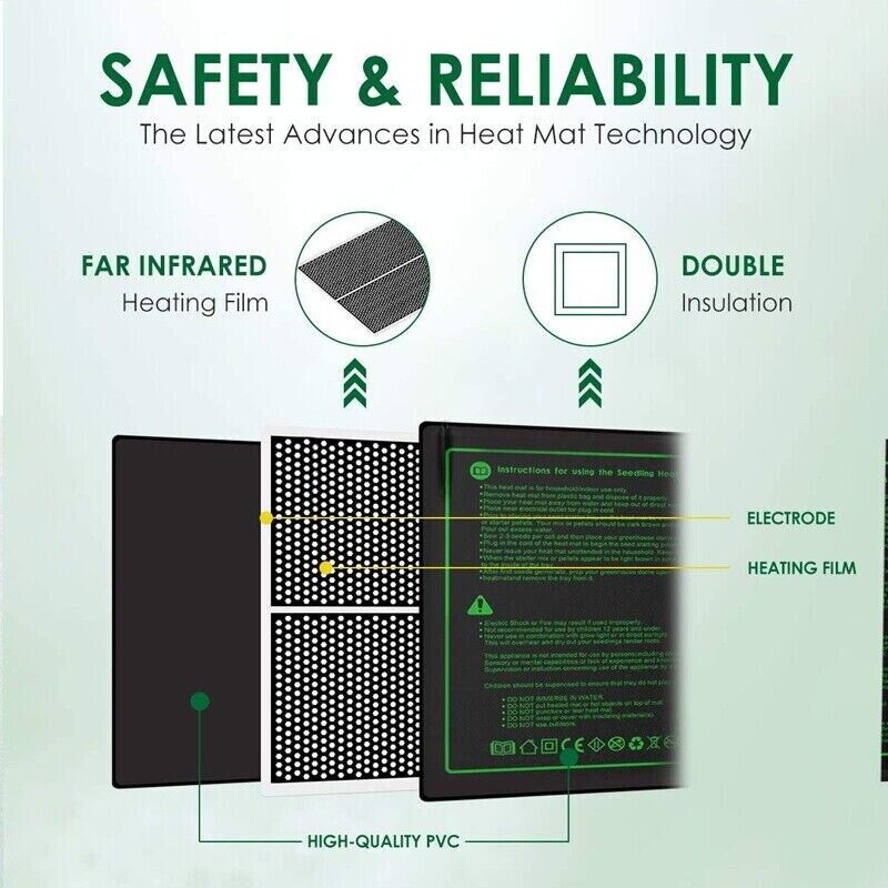 21W Plant Growth Heating Mat I - Aquarium Plant Seeds 评论和价格