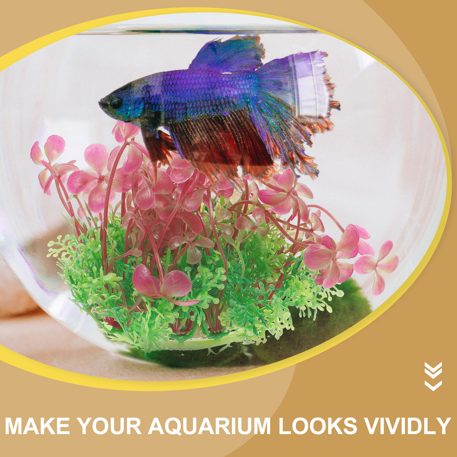 4 Leaf Clover Aquarium Decorat - Aquarium Planted Tank Setup 评论和价格