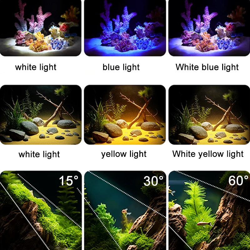 Aquarium Led Light Fish Tank D - Aquarium Plant Growing 评论和价格