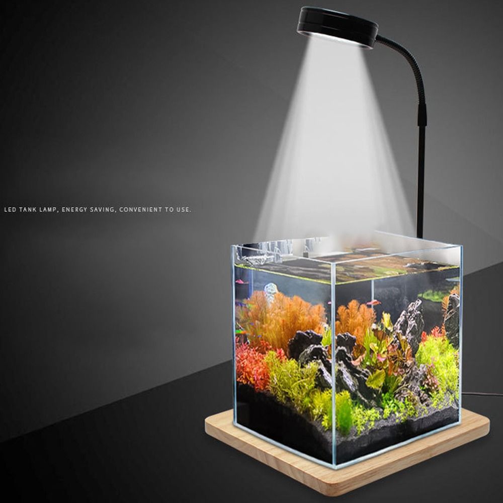 10W Fish Tank LED Lamp Retract - Aquarium Plant Growth 评论和价格