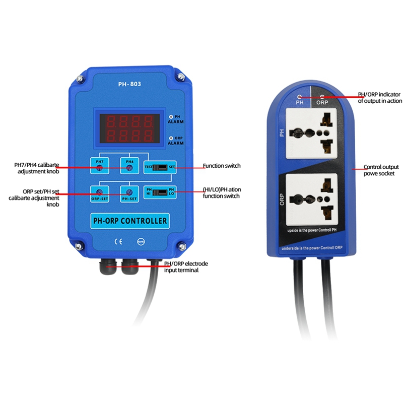 Digital 2&1 PH ORP Monitor Red - Planted Aquarium Ph 评论和价格