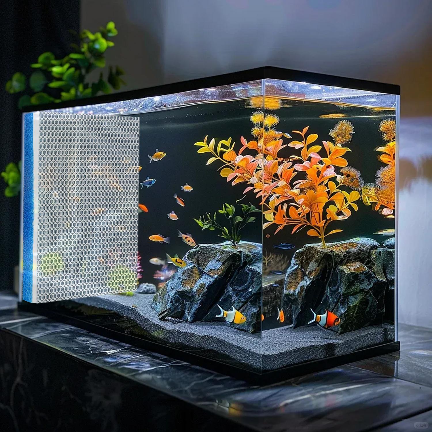 Washable Reusable Water Filter - Aquarium Planted Filter 评论和价格