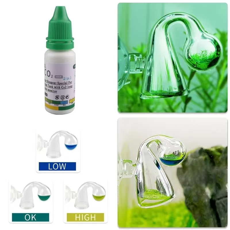 Aquarium CO2 Indicator Solutio - Glass Co2 Drop Checker 评论和价格