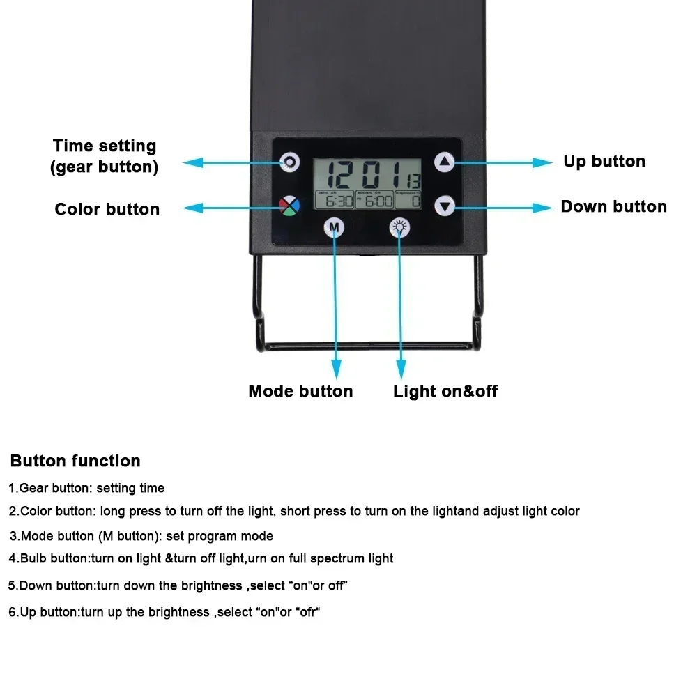 IP68 Waterproof Aquarium LED L - Aquarium Plant Growth 评论和价格