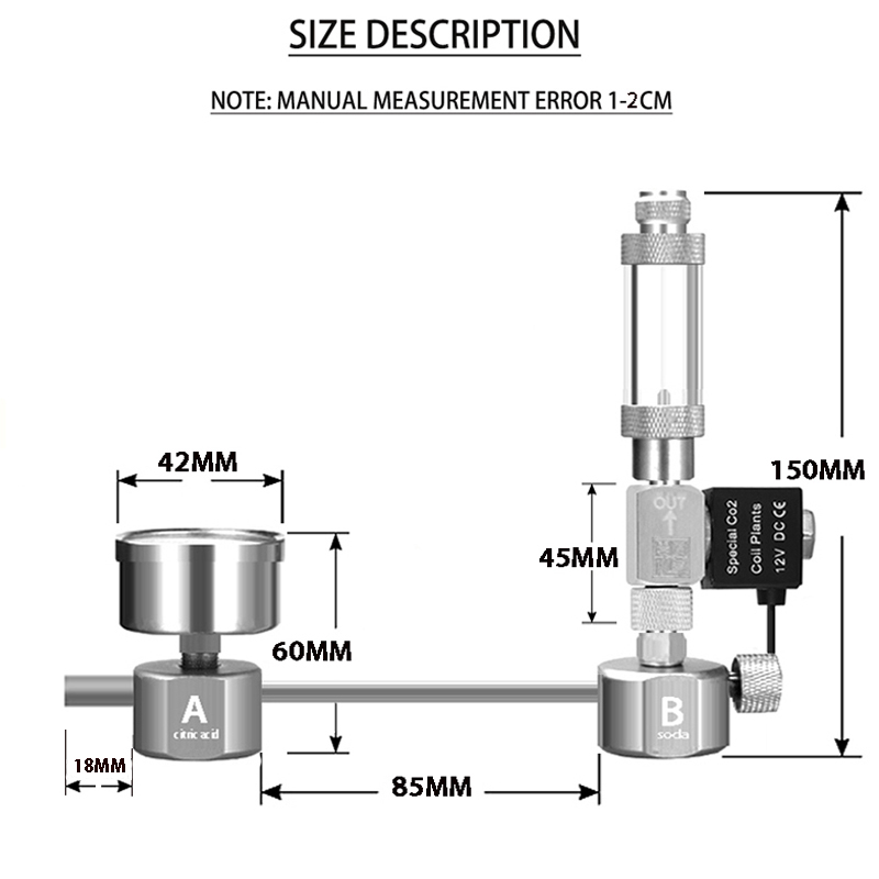 Aquarium DIY CO2 generator sys - Planted Aquarium Co2 System 评论和价格