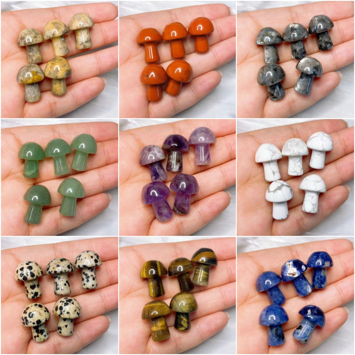 Natural Crystal Mini Mushroom  - Aquarium Plant Ornament 评论和价格