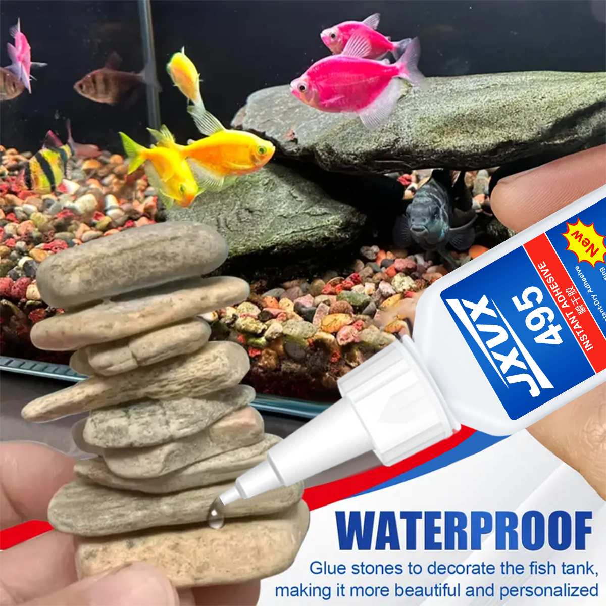 Aquarium glue, super transpare - Aquarium Plant Glue Gel 评论和价格