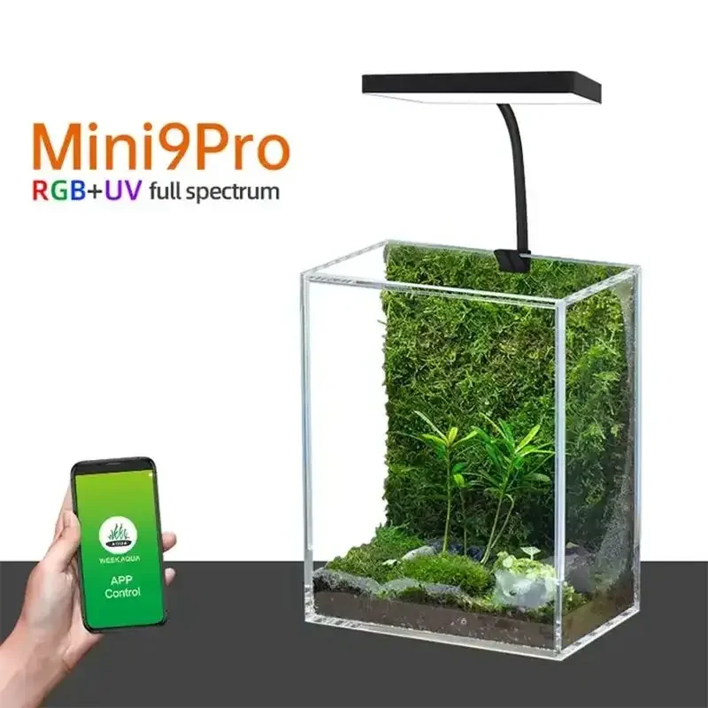 WEEK AQUA Mini 9 Pro USB Nano  - Aquarium Plant Ornament 评论和价格