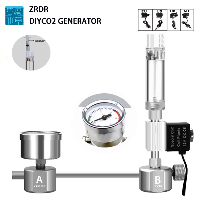 Aquarium DIY CO2 Reactor Gener - Planted Aquarium Co2 System 评论和价格