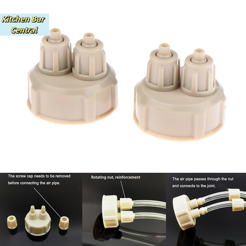 【2Pcs Aquarium CO2 System Tube - Planted Aquarium Co2 System 评论和价格