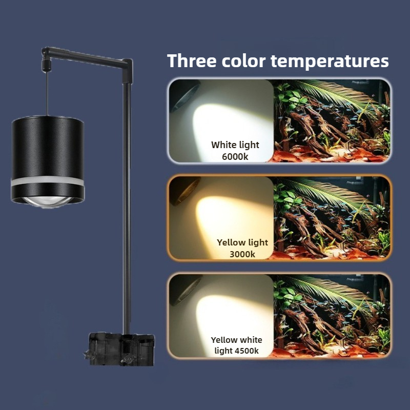 Clip-On Fish Tank Light Full S - Aquarium Plant Ornament 评论和价格
