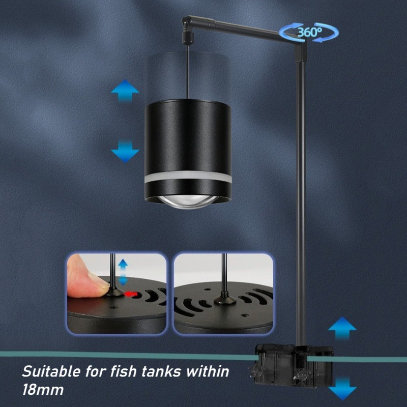 Clip-On Fish Tank Light Full S - Aquarium Plant Ornament 评论和价格