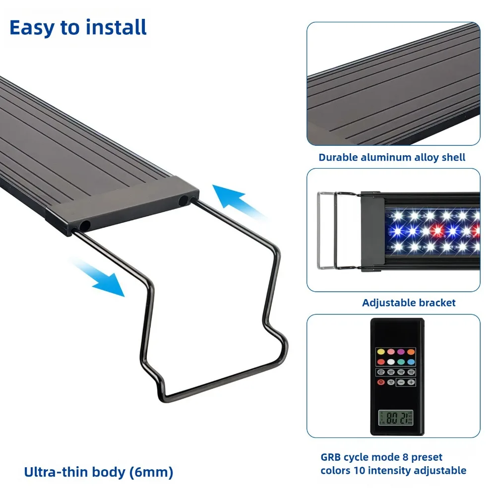 LED Programmable Aquarium Ligh - Planted Aquarium Algae Control 评论和价格