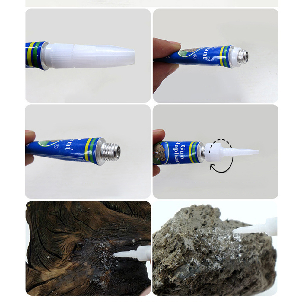 50-5Pcs Fish Tank Landscaping  - Aquarium Plant Glue Gel 评论和价格