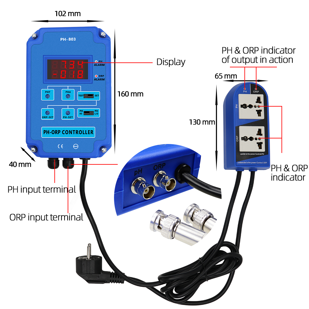 PH-803 Digital 2&1 PH ORP Redo - Planted Aquarium Ph 评论和价格