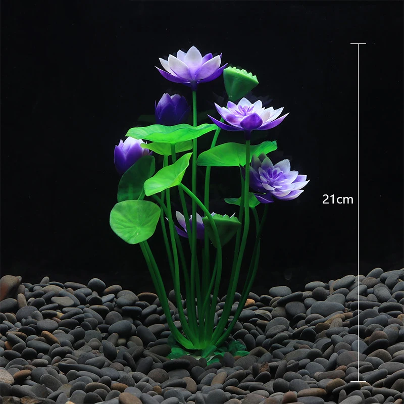 Aquarium Artificial Lotus Plan - Aquarium Plant Design 评论和价格